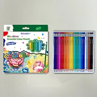 24pcs woodfree erasable  color pencil